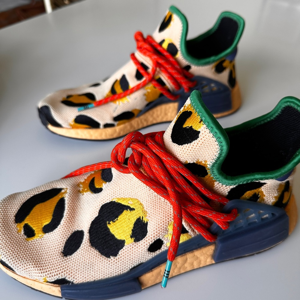 Adidas x Pharrell Williams Animal Print Sneakers